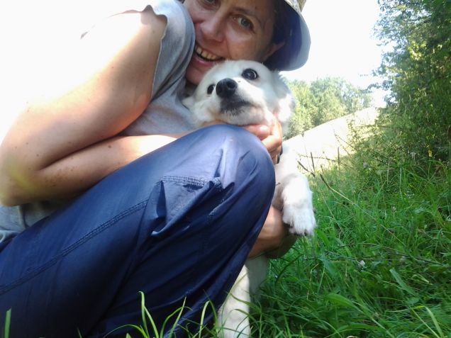 Passeggiata con Bianca