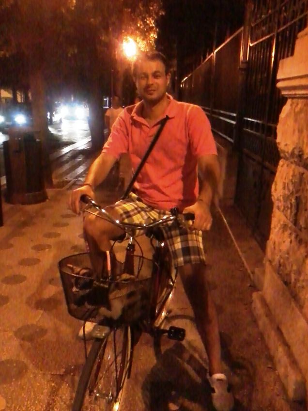 a spasso per la città