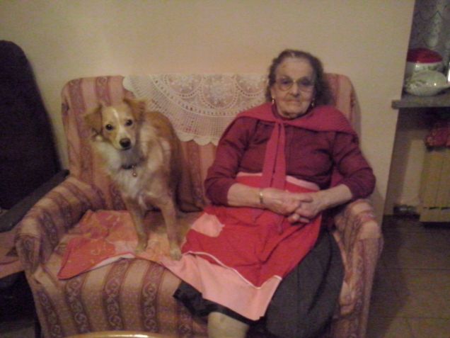 La mia mamma con la piccola Diana