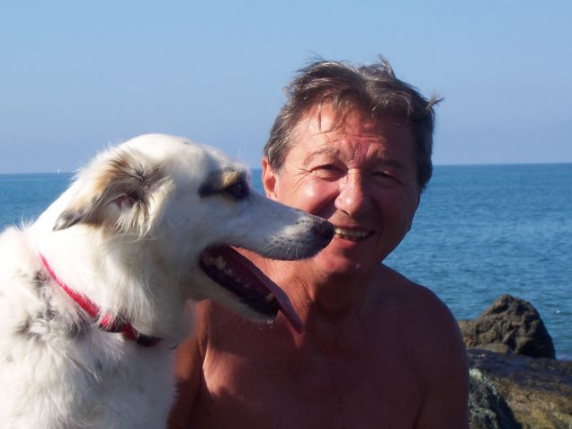 lilly con il suo padroncino