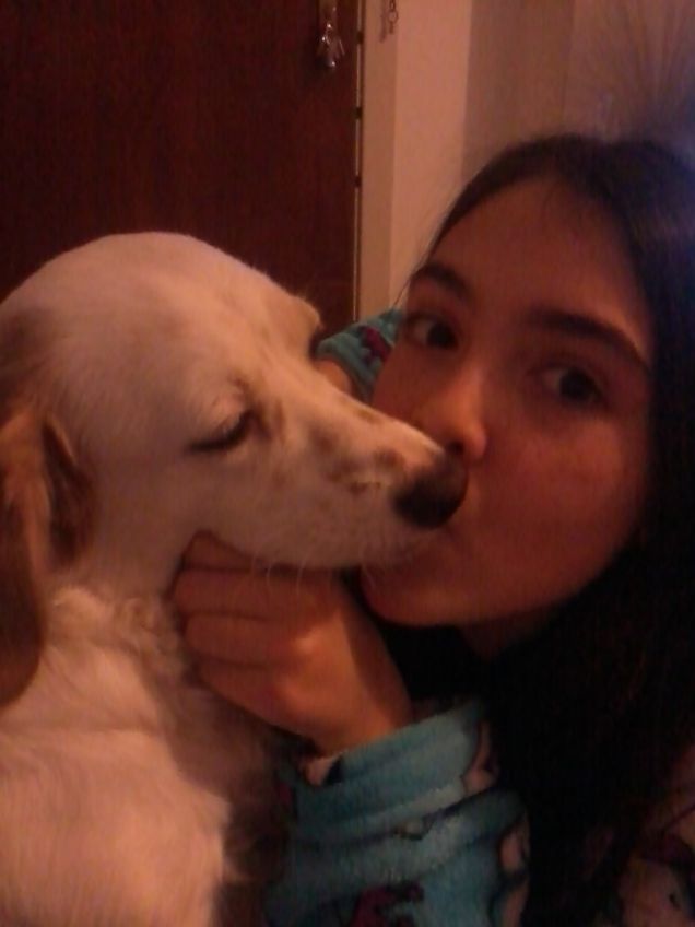 Macchia e la sua padroncina preferita