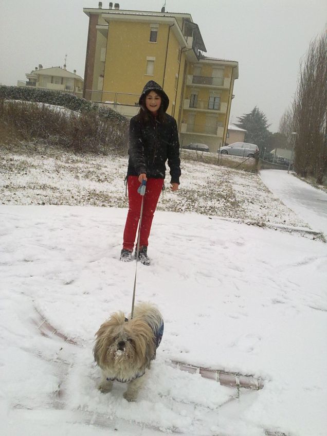 Nella neve!! :D