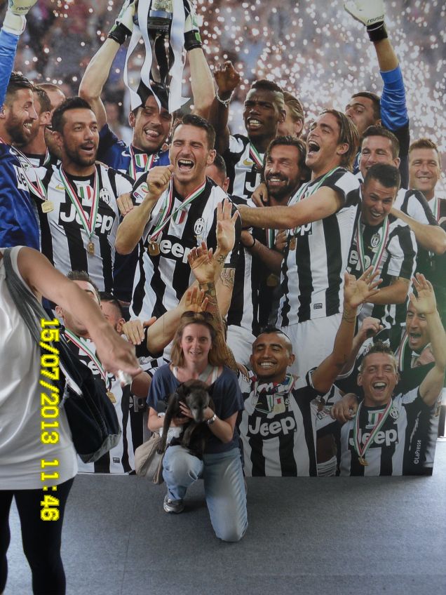 Romeo tifoso della Juve