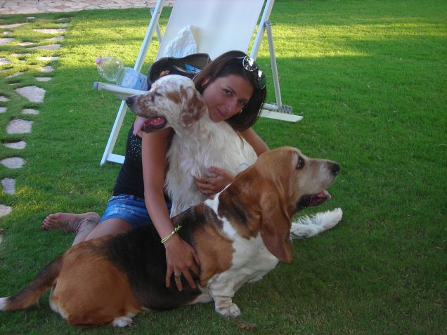 Lola e Gas con la zia Miki