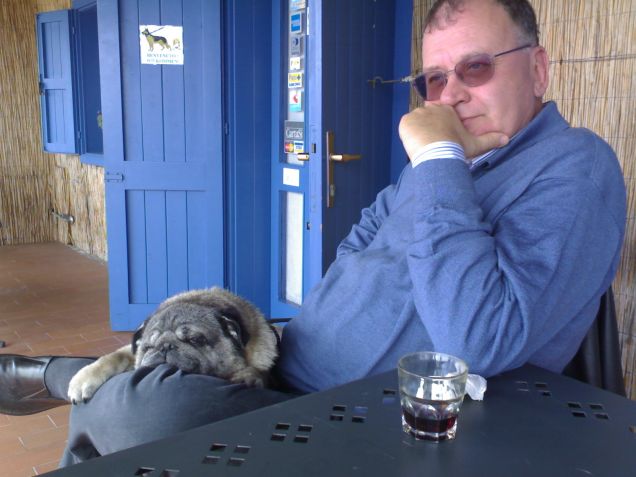 al bar della spiaggia