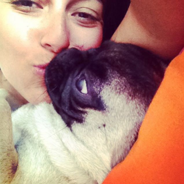 My puggy in love
