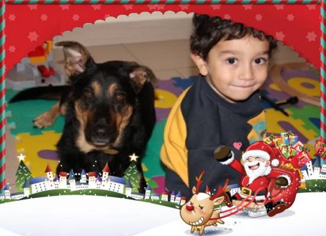 i miei amori.....Jordan e Checco