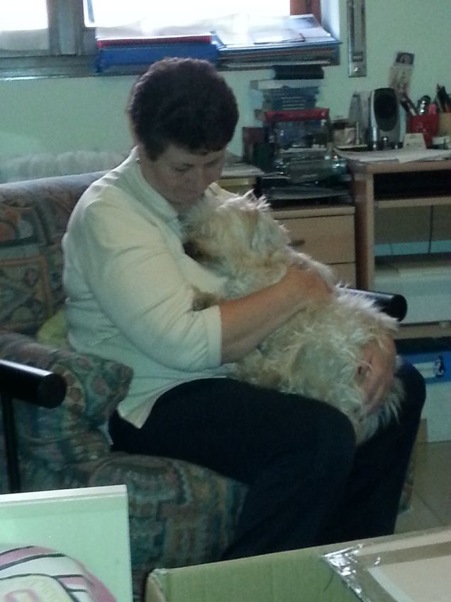 beato con la suia nonna