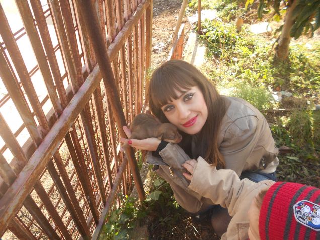 foto con il mio cucciolo denny