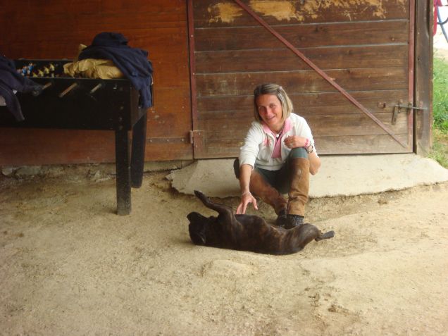 io e la mia Briciola (qnd era tosata!)