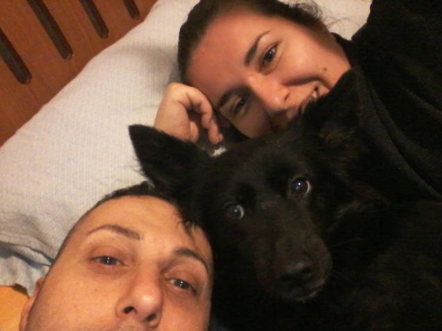 io con mia mamma e mio papa'! PURE LOVE!!