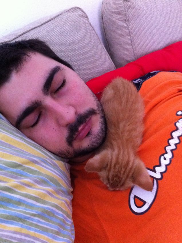 Nuova posizione per dormire