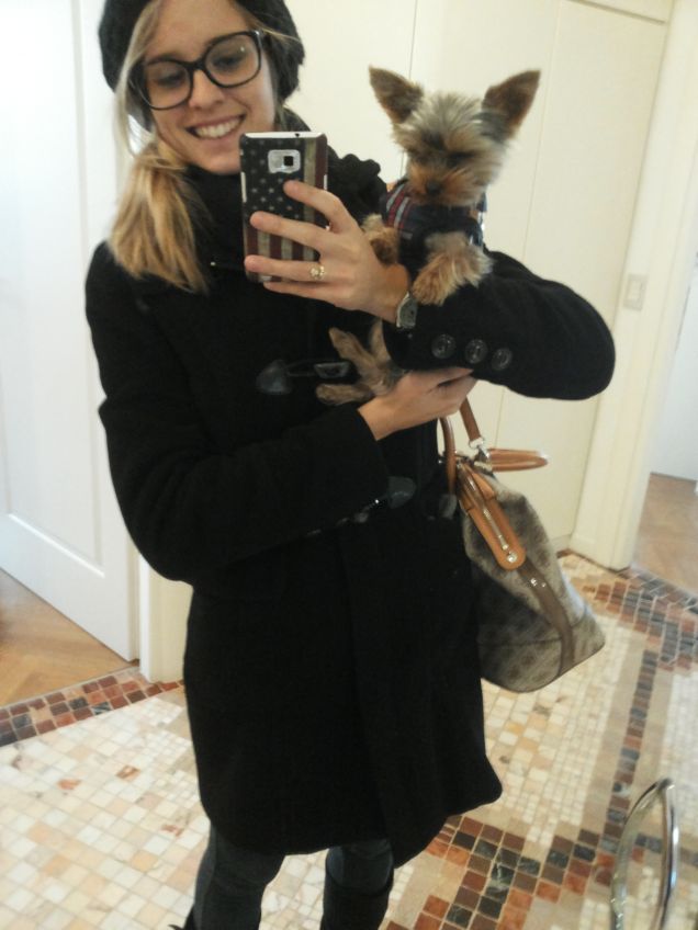 Io e la mia Misa che usciamo per un giretto