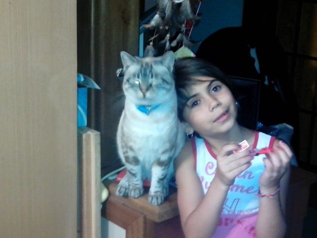 io e la mia padroncina.