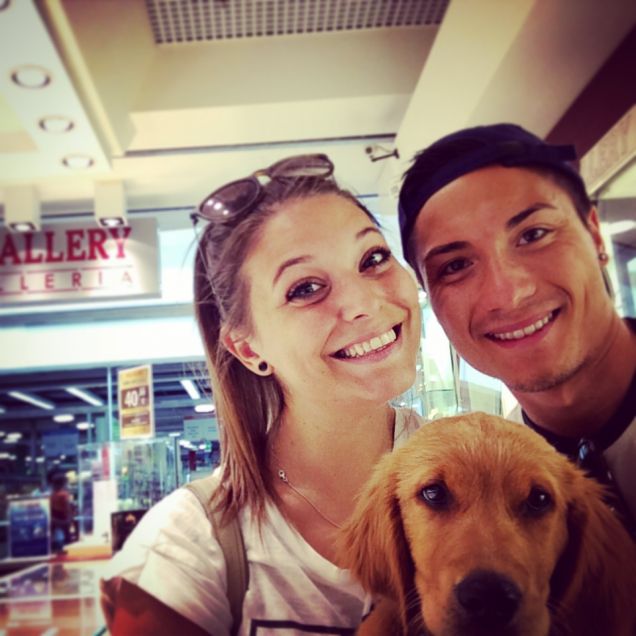 in giro per i centri commerciali :)