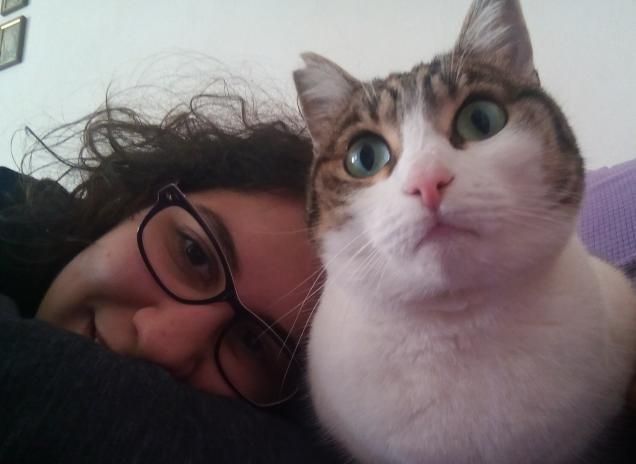 Io e la Mimì in relax nel sofà