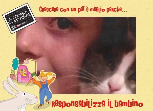 La mia bambina con uno dei suoi pet.