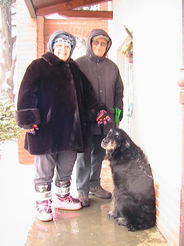 3 vecchietti sulla neve