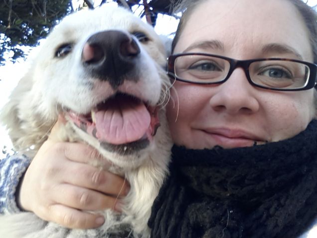 con il mio tesoro nel verde