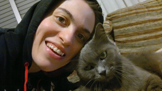 Io e la mia bellissima gattona Minny