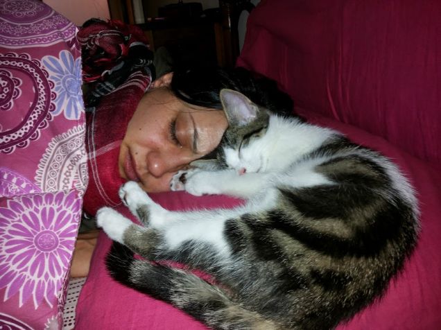 Pucci e Tina fanno la nanna...