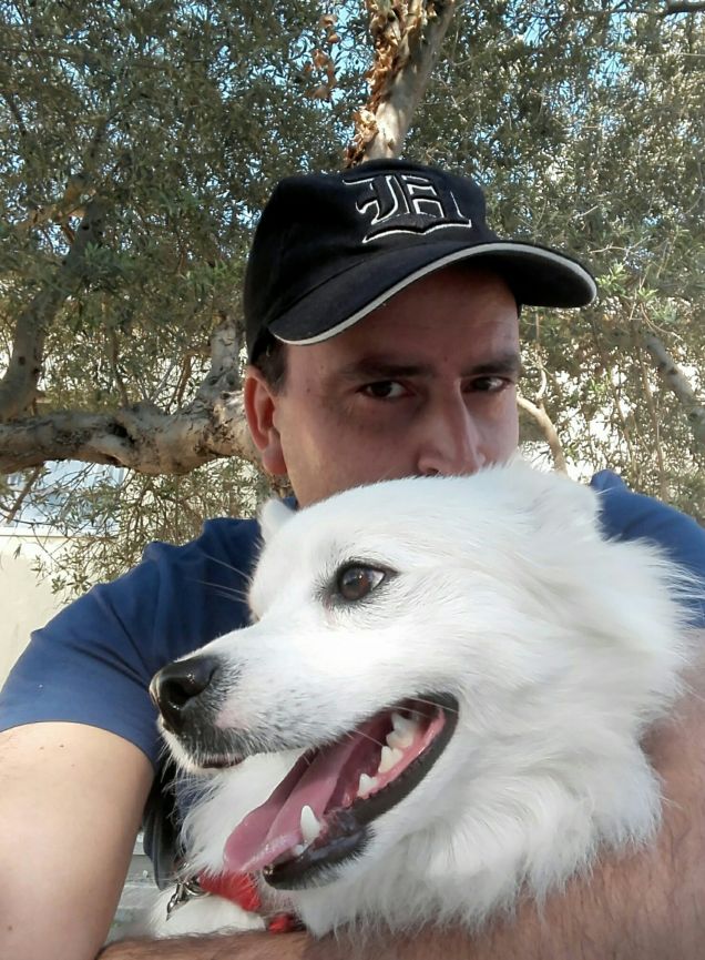 Dylan volpino italiano con padrone