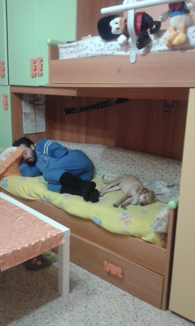 stesso modo di dormire 