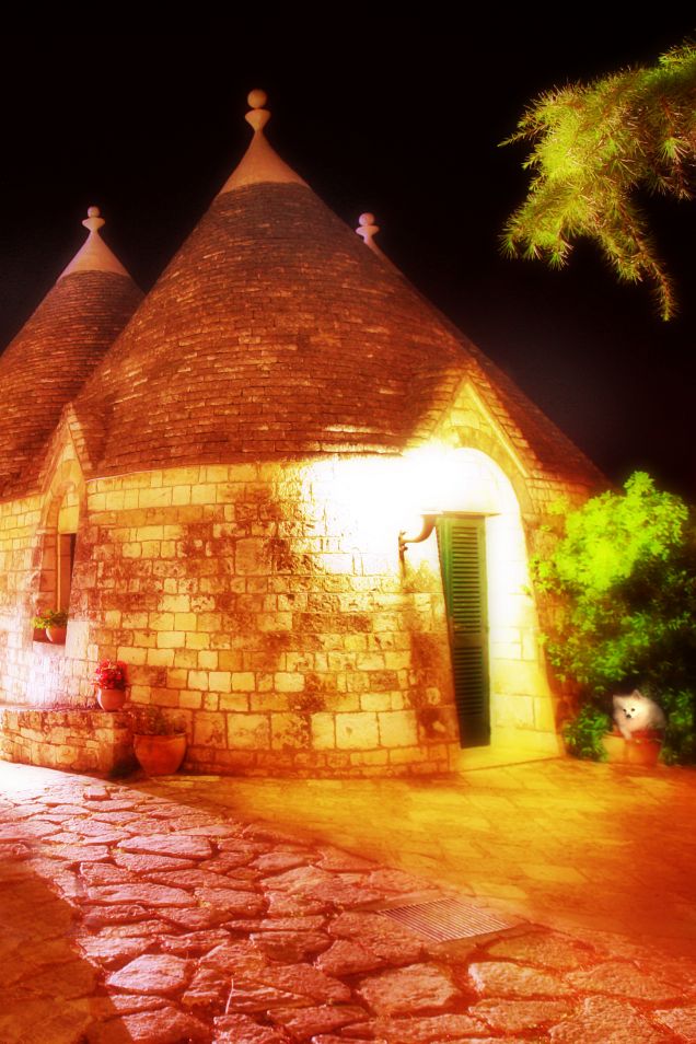 Tra i cespugli dei trulli