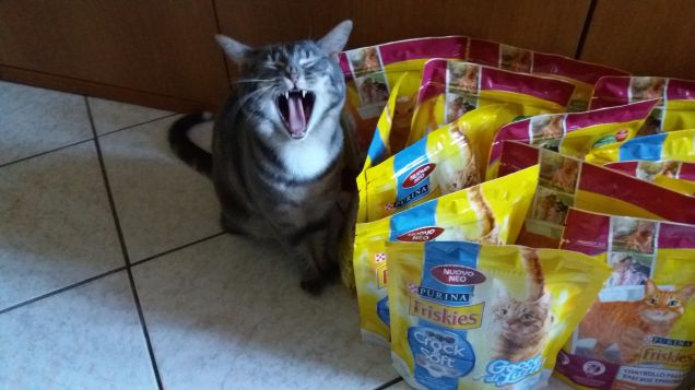 Grazieee Purina (friskies)!!