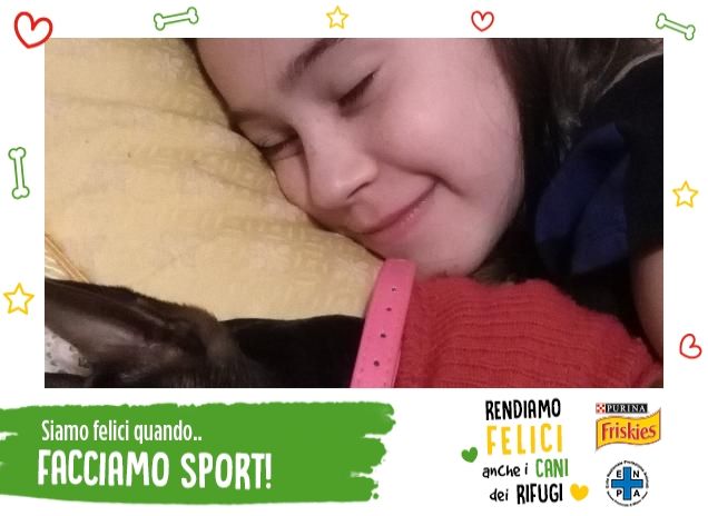 come e bello dormire con il propio cane