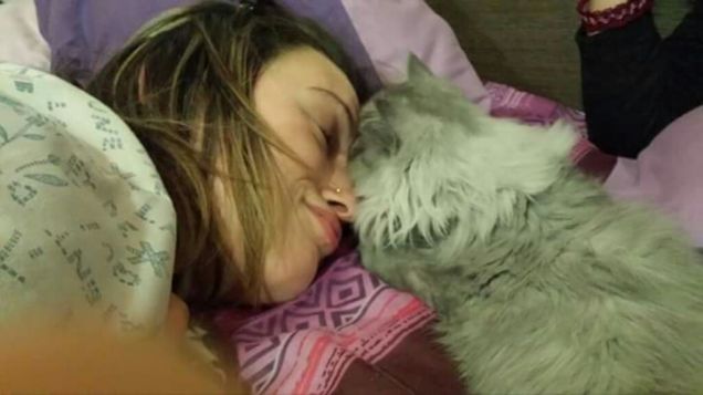 Le coccole cn la Tata 