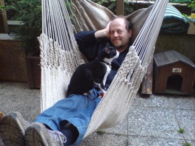 Io e Aisha in giardino