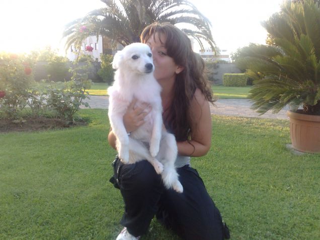 questa e luna la mia amichetta rimasta sola ...............