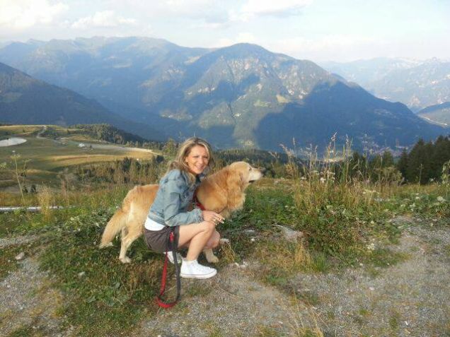In montagna con la mia mamma