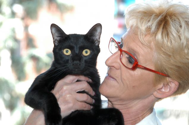 con il mio negretto highlander